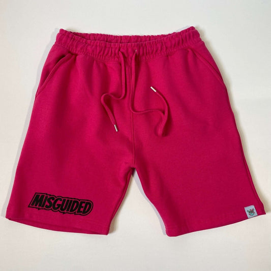 Misguided Jogger Shorts - Hot Pink
