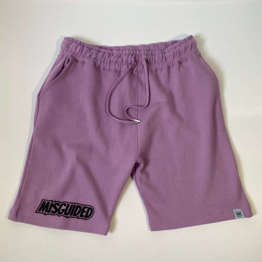 Misguided Jogger Shorts - Lavender