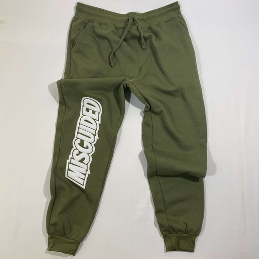 Misguided Joggers - Olive