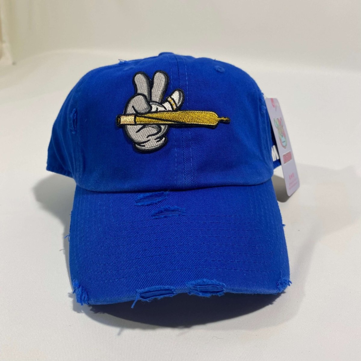 Misguided (Loud Hands) Distressed Dad Hat - Royal Blue