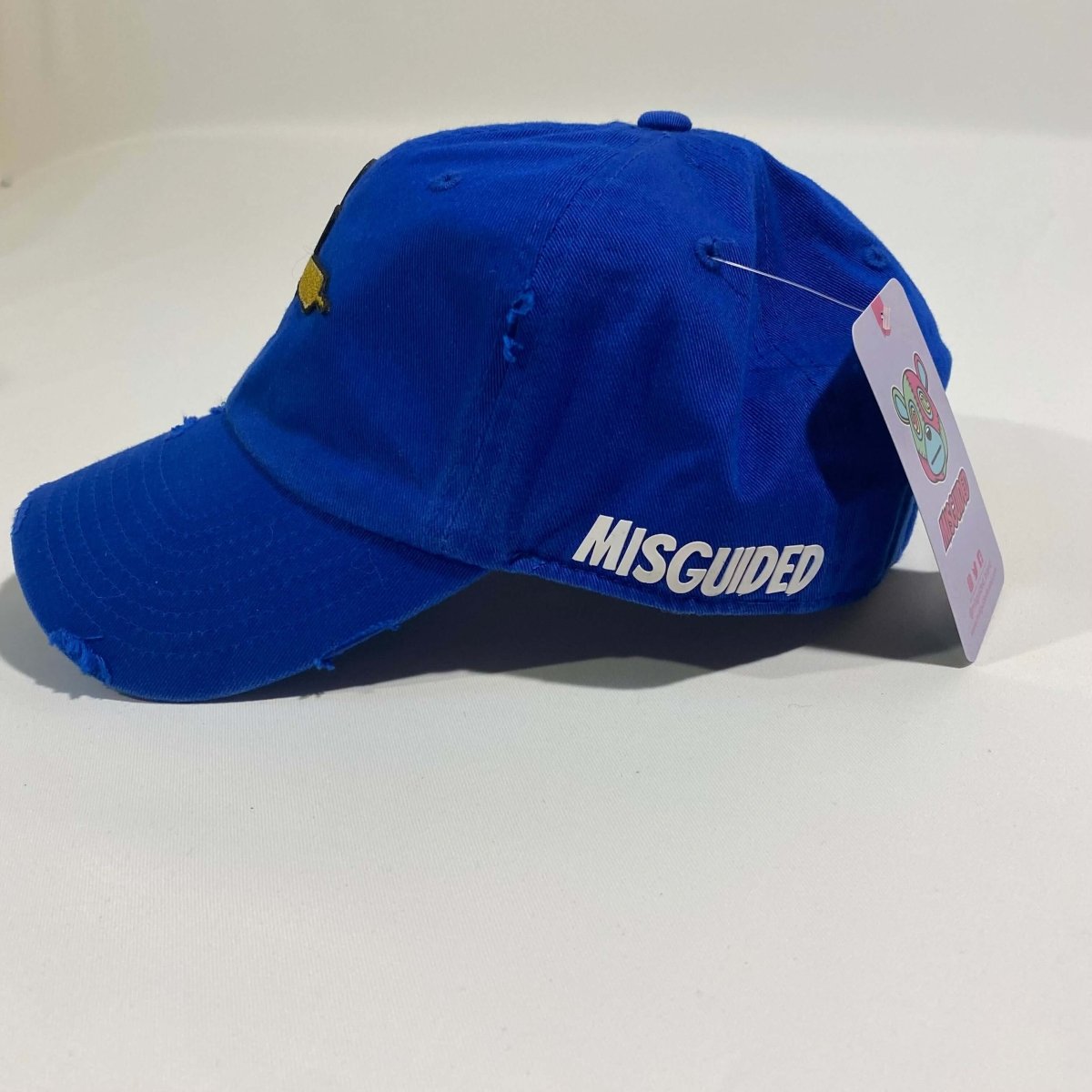 Misguided (Loud Hands) Distressed Dad Hat - Royal Blue