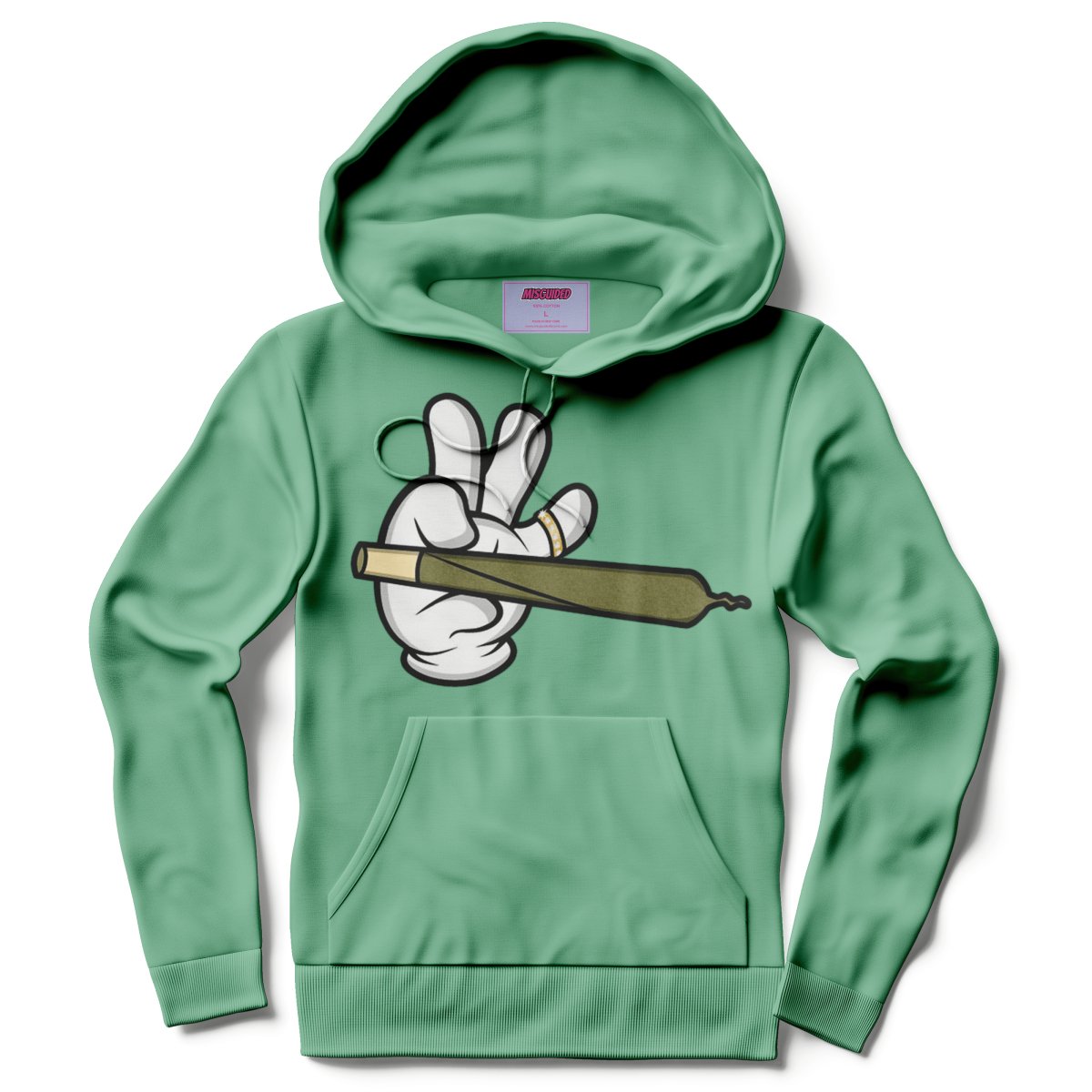 Misguided (Loud Hands) Hoodie - Mint