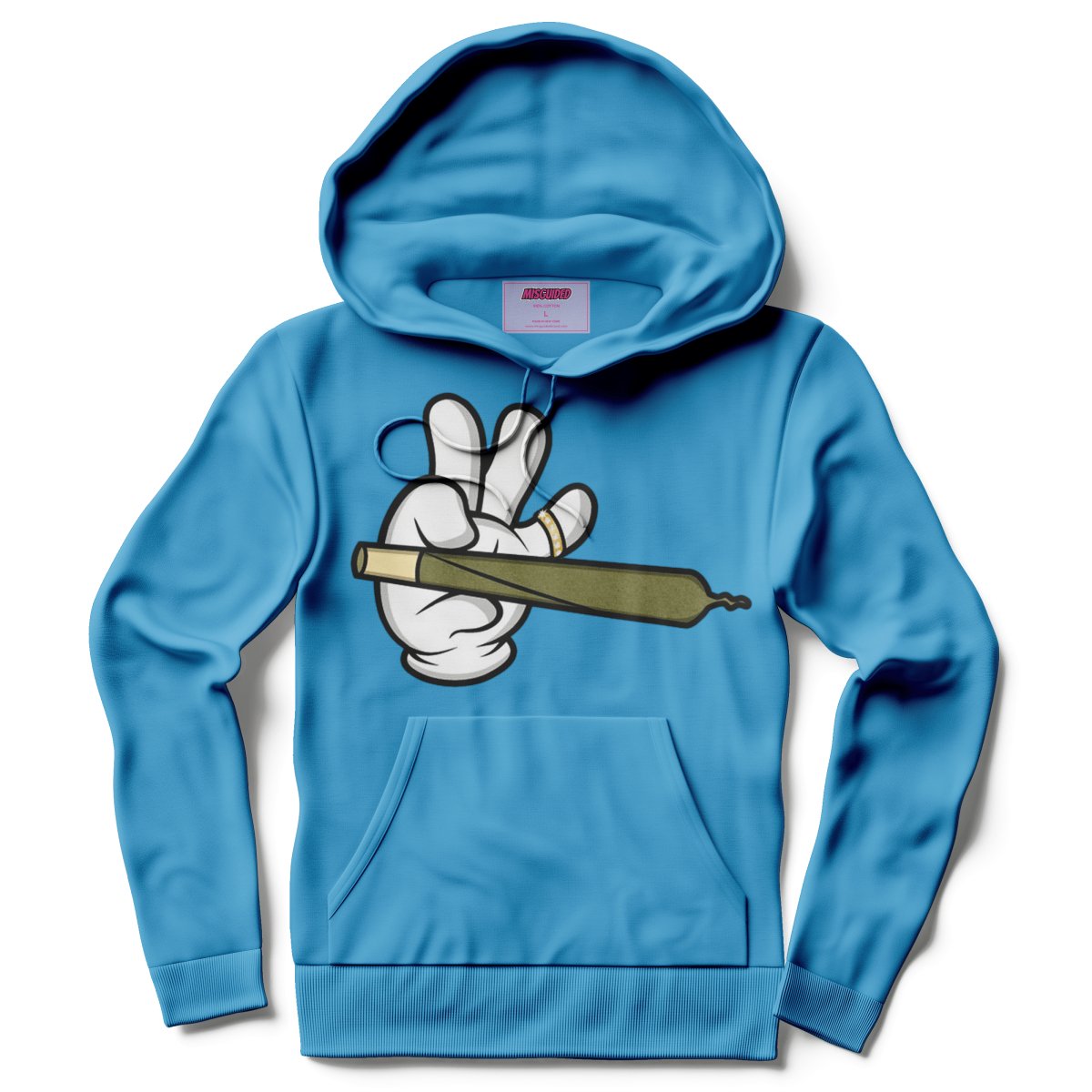 Misguided (Loud Hands) Hoodie - Sky Blue