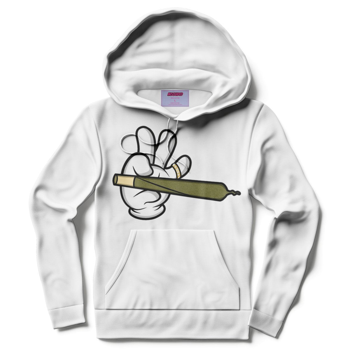 Misguided (Loud Hands) Hoodie - White