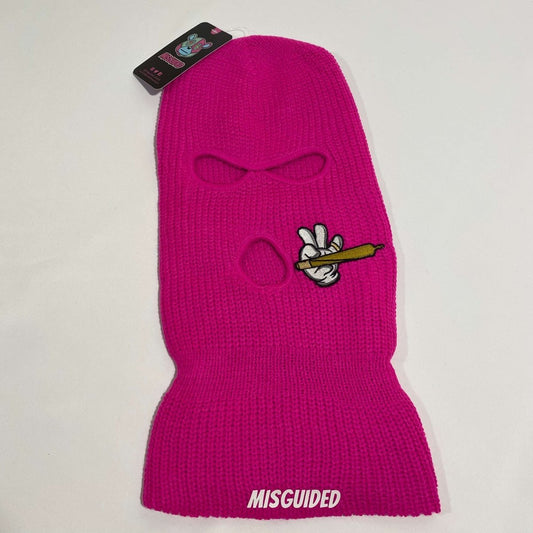 Misguided (Loud Hands) Ski Mask - Pink