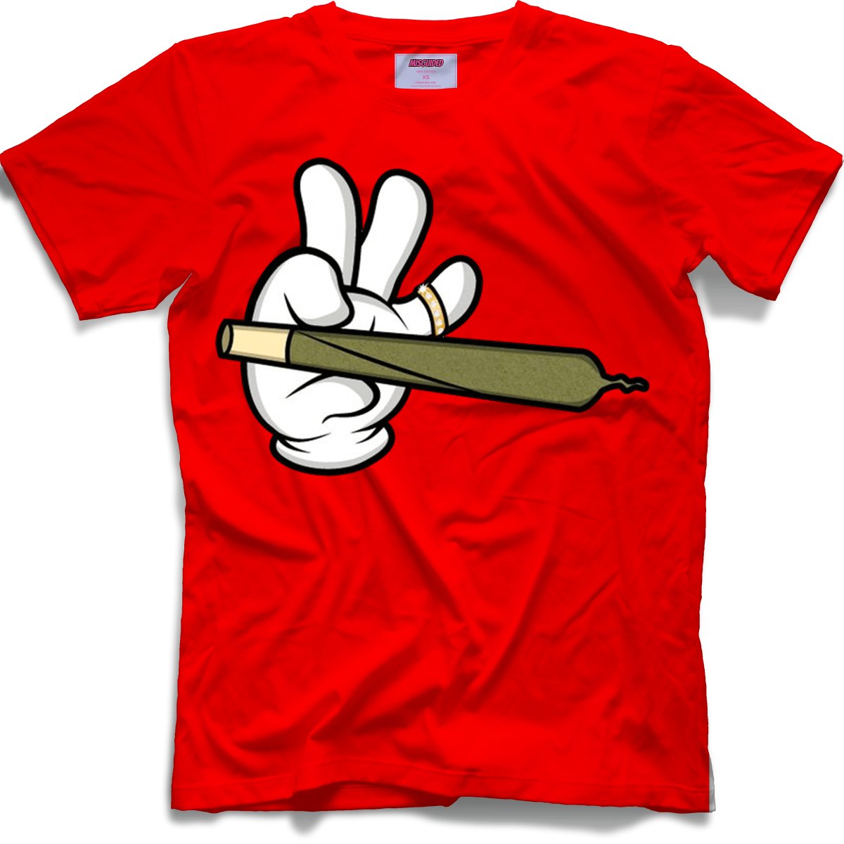 Misguided (Loud Hands) T-Shirt - Red