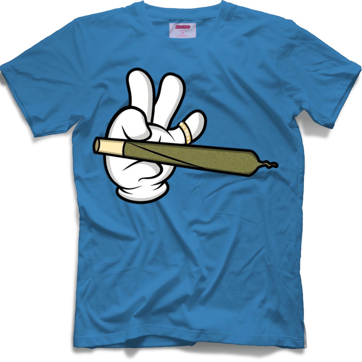 Misguided (Loud Hands) T-Shirt - Sky Blue