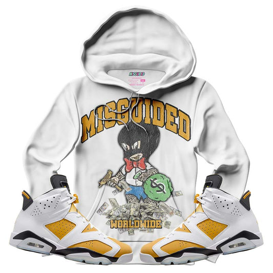 Misguided Money Man (Air Jordan 6 Retro Yellow Ochre) Hoodie