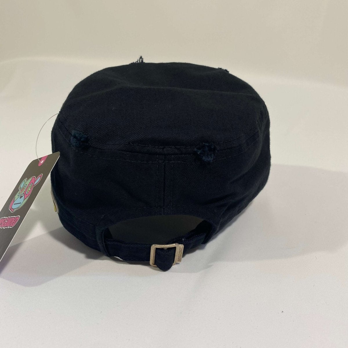 Misguided (Retro 1 Taxi) Distressed Cadet Hat - Black