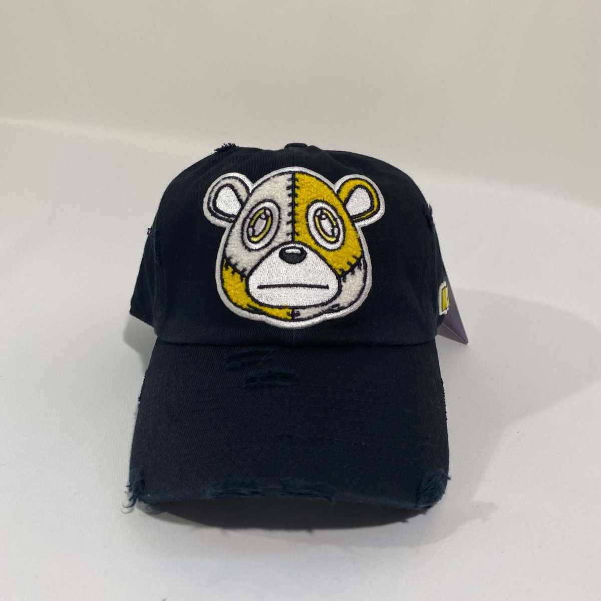 Misguided (Retro 1 Taxi) Distressed Dad Hat - Black