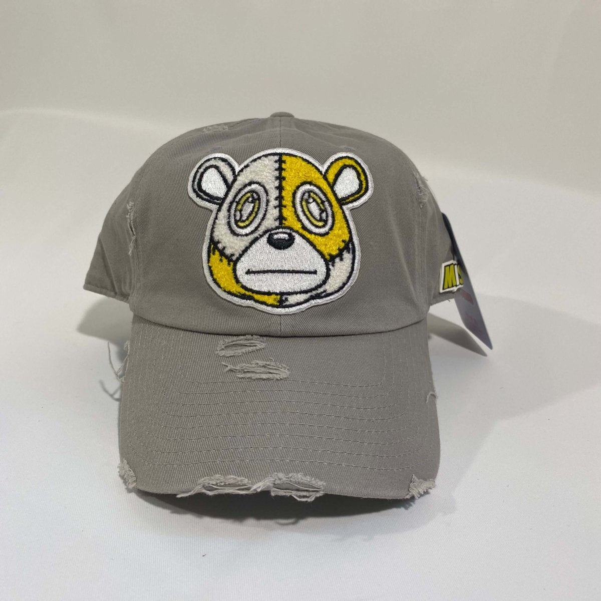 Misguided (Retro 1 Taxi) Distressed Dad Hat - Grey
