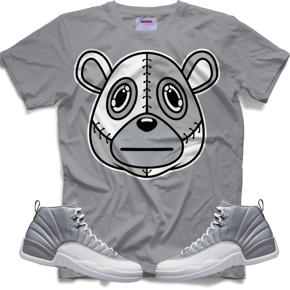 Misguided (Retro 12 Stealth) T-Shirt - Grey