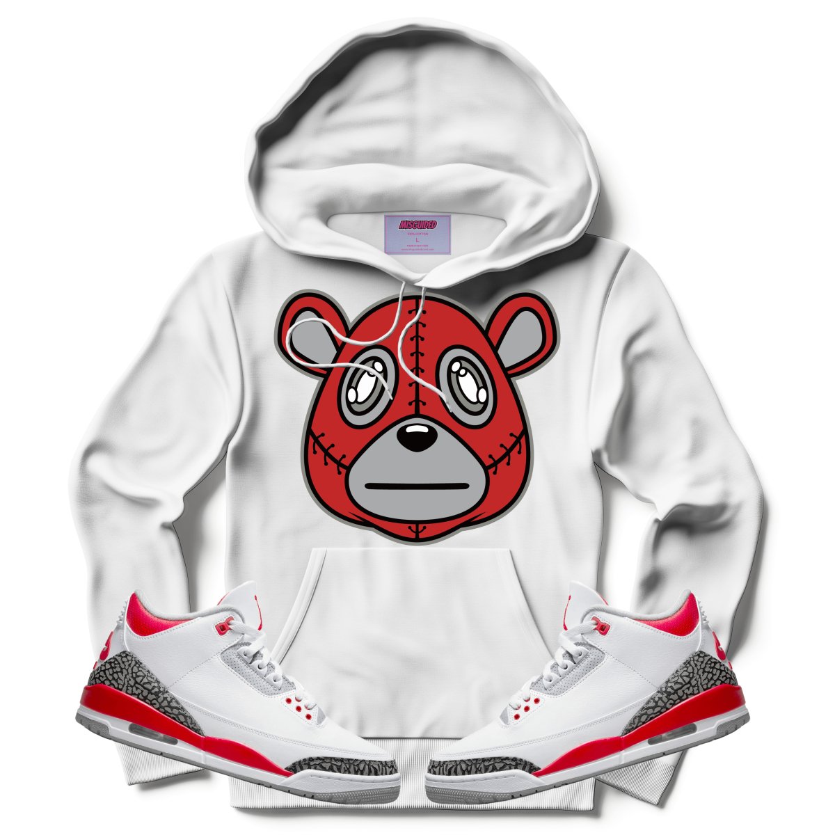 Misguided (Retro 3 Fire Red) Hoodie