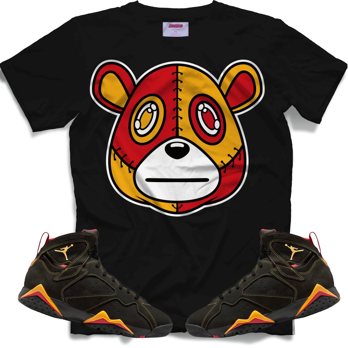 Misguided (Retro 7 Citrus) T-Shirt - Black