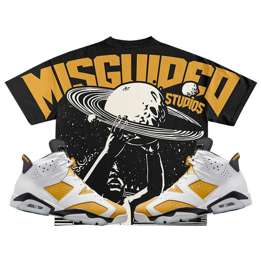 Misguided Studios (Air Jordan 6 Retro Yellow Ochre) T-Shirt