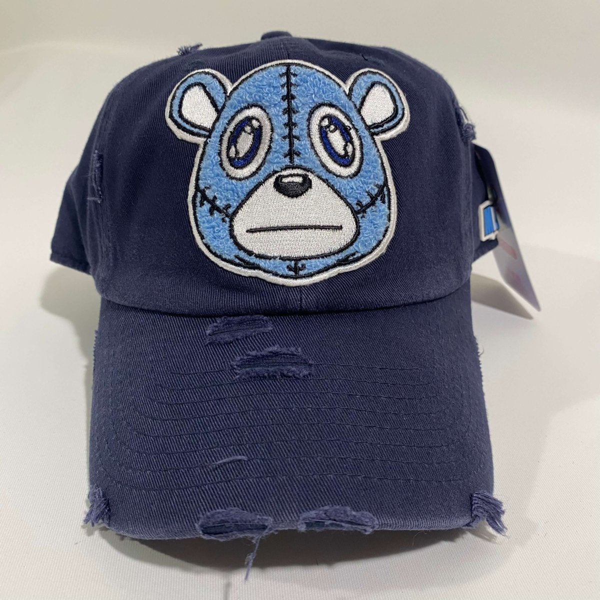 Misguided (UNC 6's) Distressed Dad Hat - Navy Blue