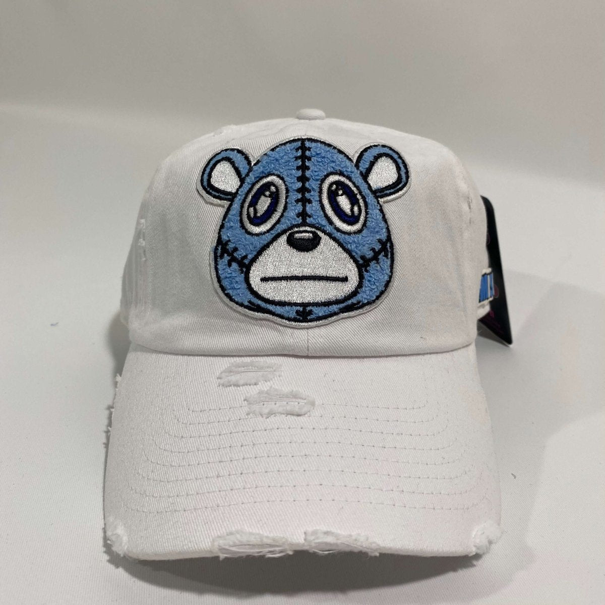 Misguided (UNC 6's) Distressed Dad Hat - White