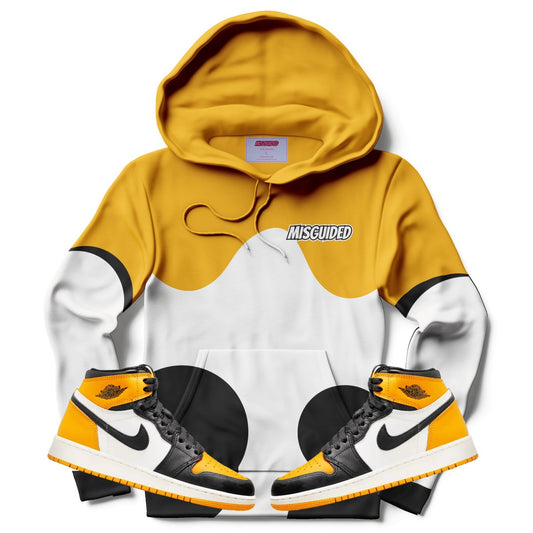 Misguided Waves (Retro 1 Taxi) Hoodie