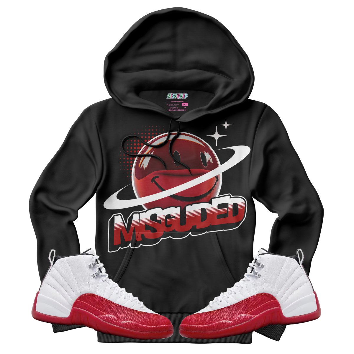 Misguided World (Air Jordan 12 Cherry) Hoodie