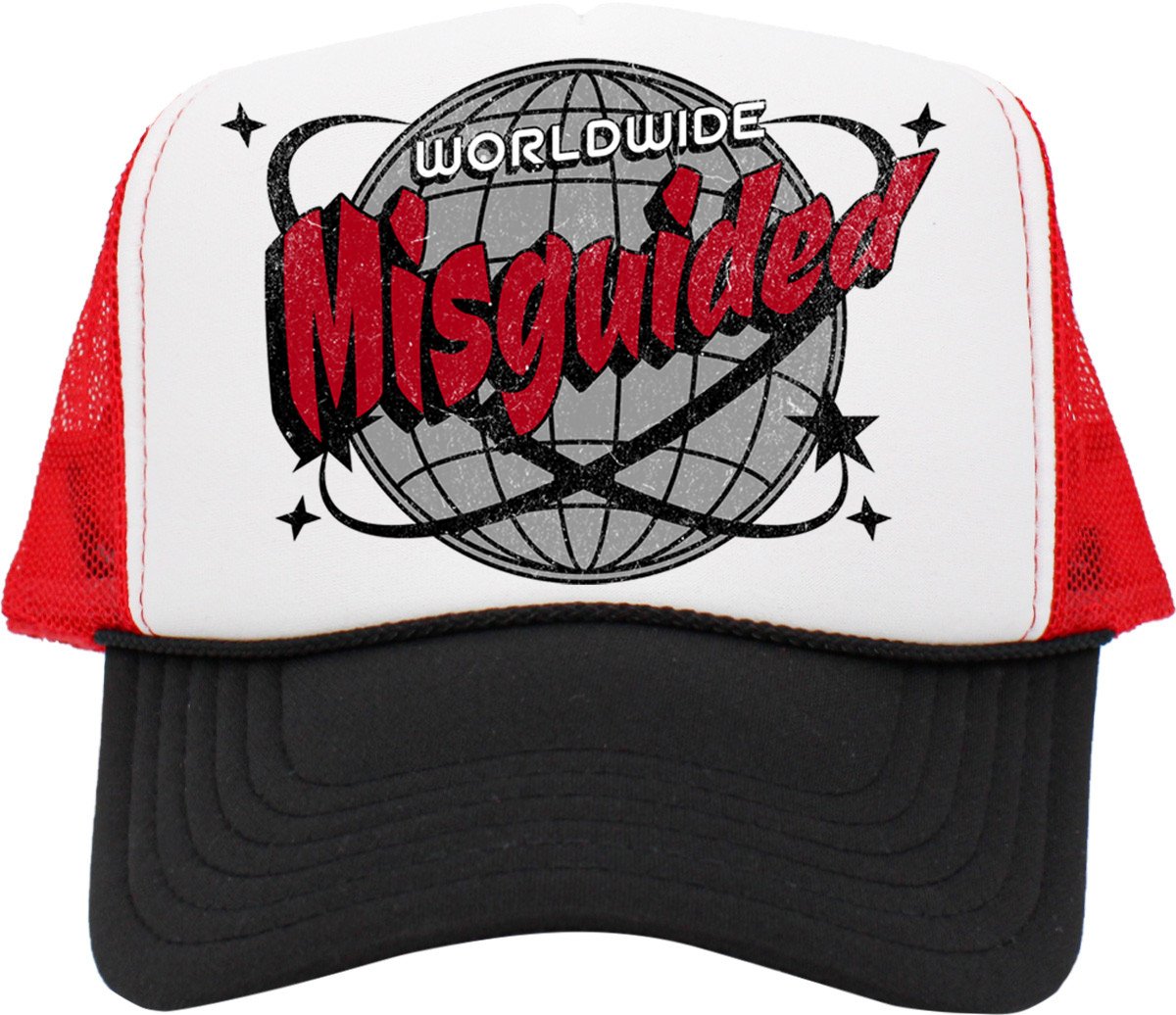 Misguided Worldwide (Air Jordan 12 Cherry) Trucker Hat