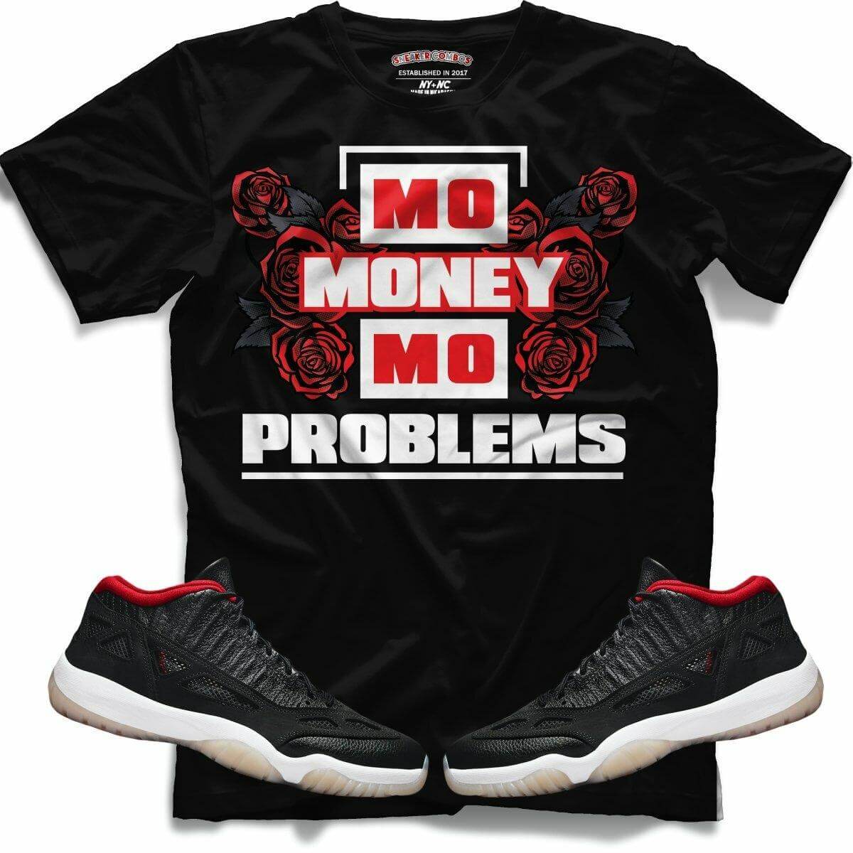 Mo Money Mo Problems (Retro 11 Low IE Bred) T-Shirt