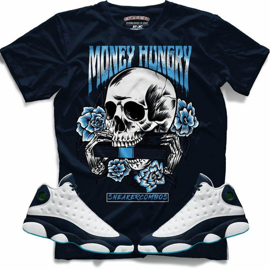 Money Hungry (Retro 13 Obsidian) T-Shirt