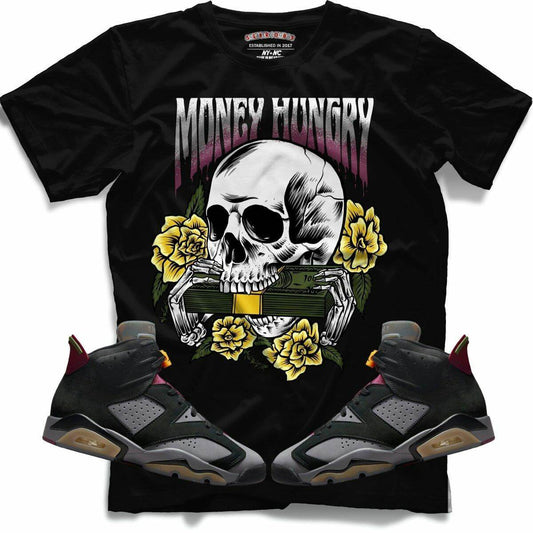 Money Hungry (Retro 6 Bordeaux) T-Shirt