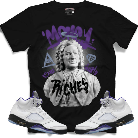 Money Man (Retro 5 Concord) T-Shirt - Black