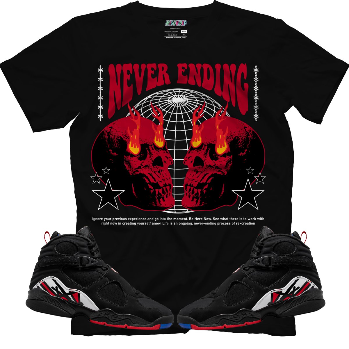 Never Ending (Air Jordan 8 Playoff) T-Shirt