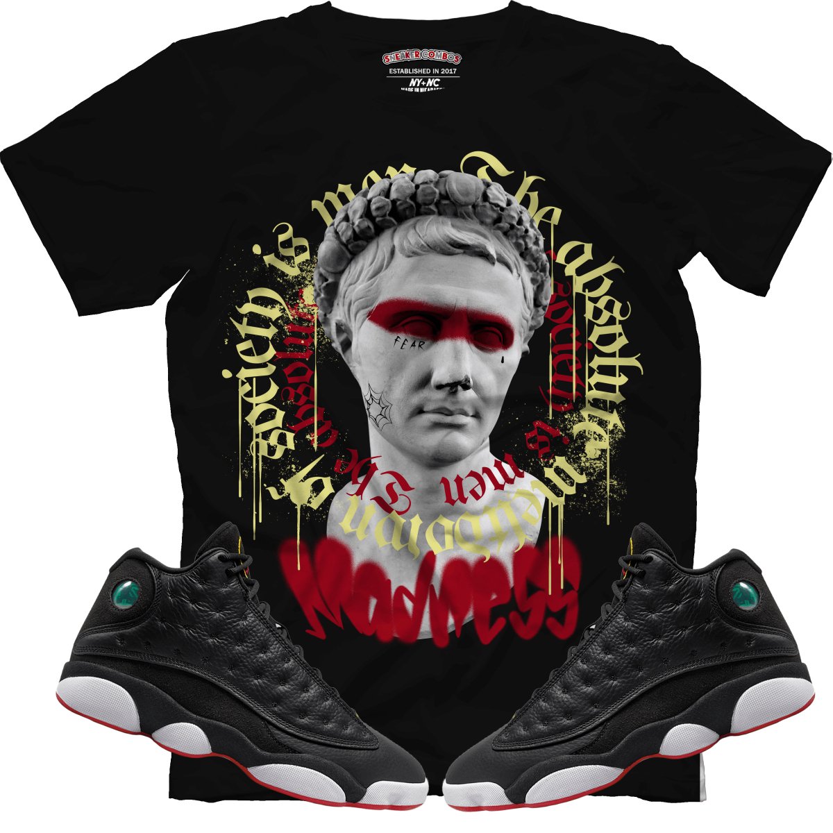 No Fear In Madness (Retro 13 Playoff) T-Shirt