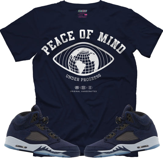 Peace Of Mind (Air Jordan 5 Midnight Navy) T-Shirt