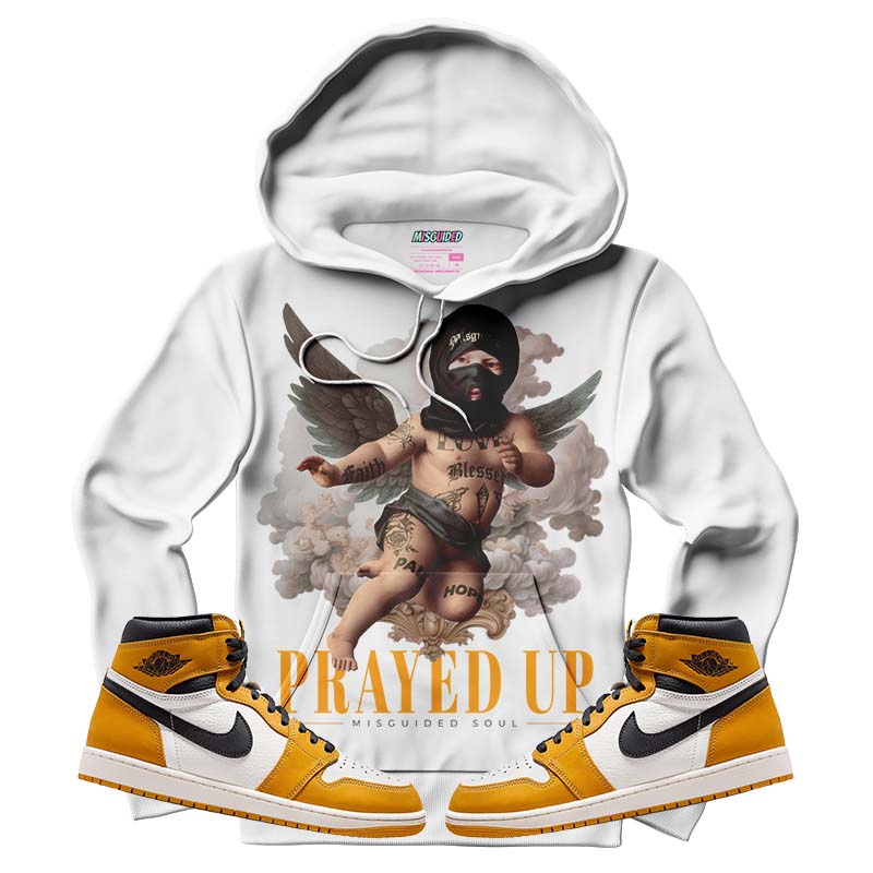 Prayed Up (Air Jordan 1 Retro High OG 'Yellow Ochre) Hoodie