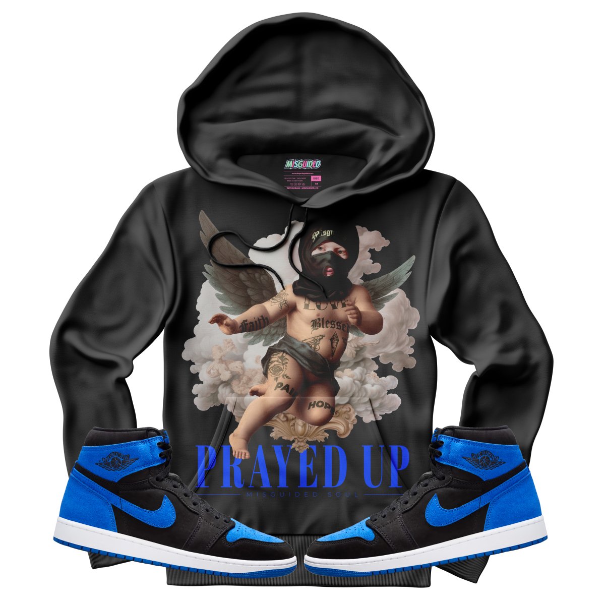 Prayed Up (Air Jordan 1 Royal Reimagined) Hoodie