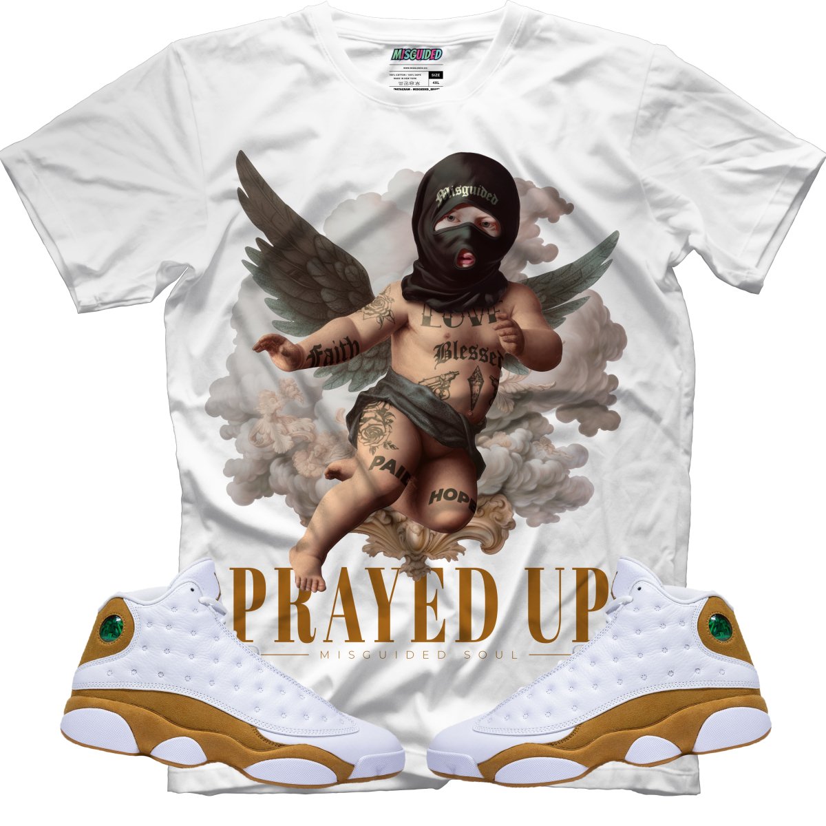 Prayed Up (Air Jordan 13 Wheat) T-Shirt