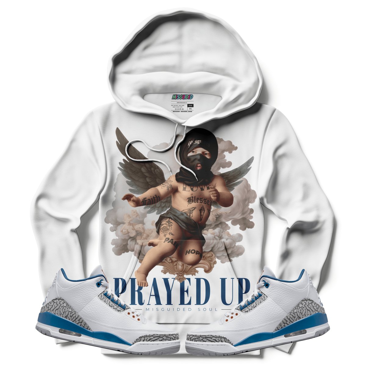 Prayed Up (Air Jordan 3 “Wizards” PE) Hoodie