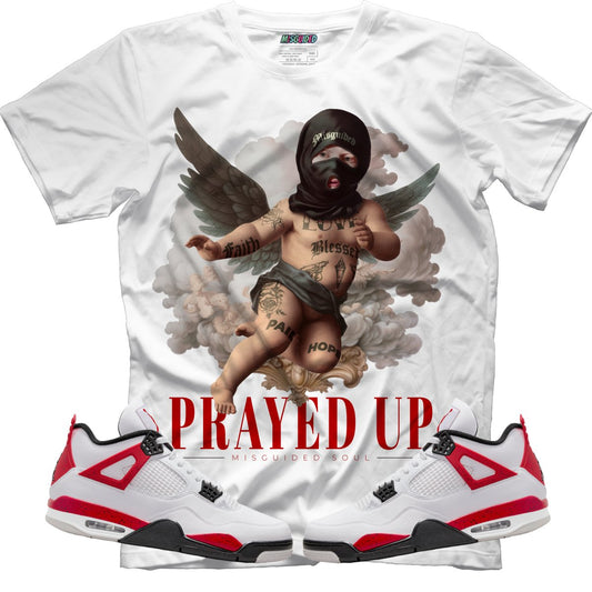 Prayed Up (Air Jordan 4 Red Cement) T-Shirt