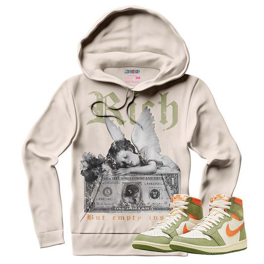 Rich But Empty Inside (AIR JORDAN 1 HIGH OG CRAFT “CELADON”) Hoodie