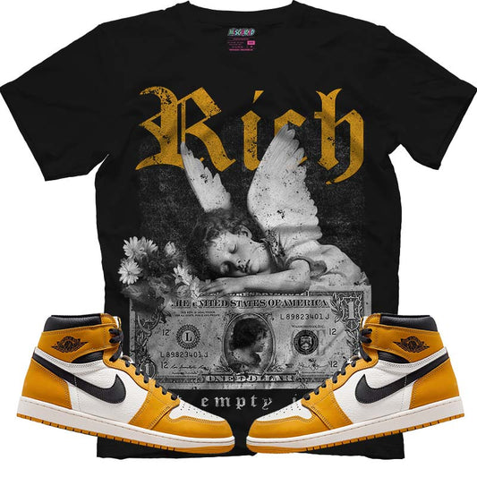 Rich But Empty Inside (Air Jordan 1 Retro High OG 'Yellow Ochre') T-Shirt