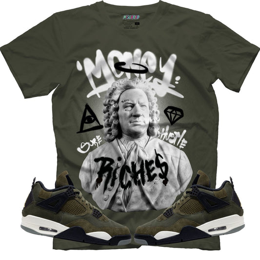 Riches (Air Jordan 4 Craft "Olive") T-Shirt