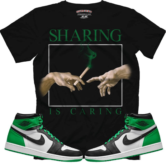Sharing Is Caring (Air Jordan 1 Lucky Green) T-Shirt