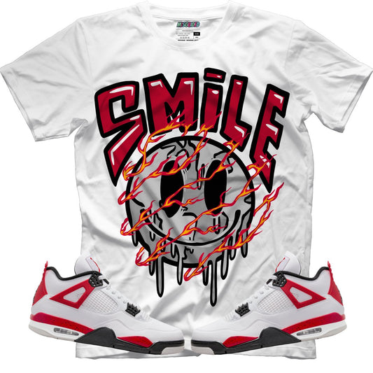 Smile (Air Jordan 4 Red Cement) T-Shirt
