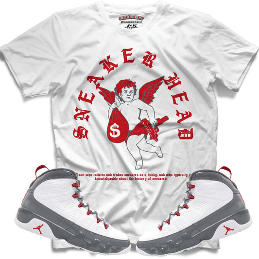 Sneaker Head (Retro 9 Fire Red) T-Shirt