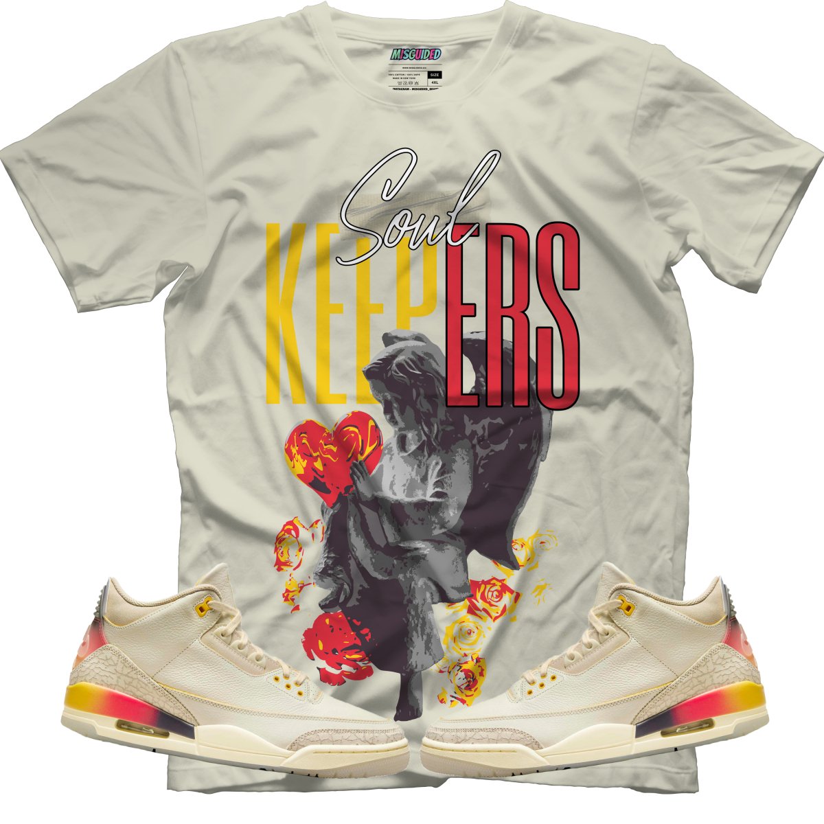Soul Keepers (Air Jordan 3 J Balvin Medellín Sunset) T-Shirt