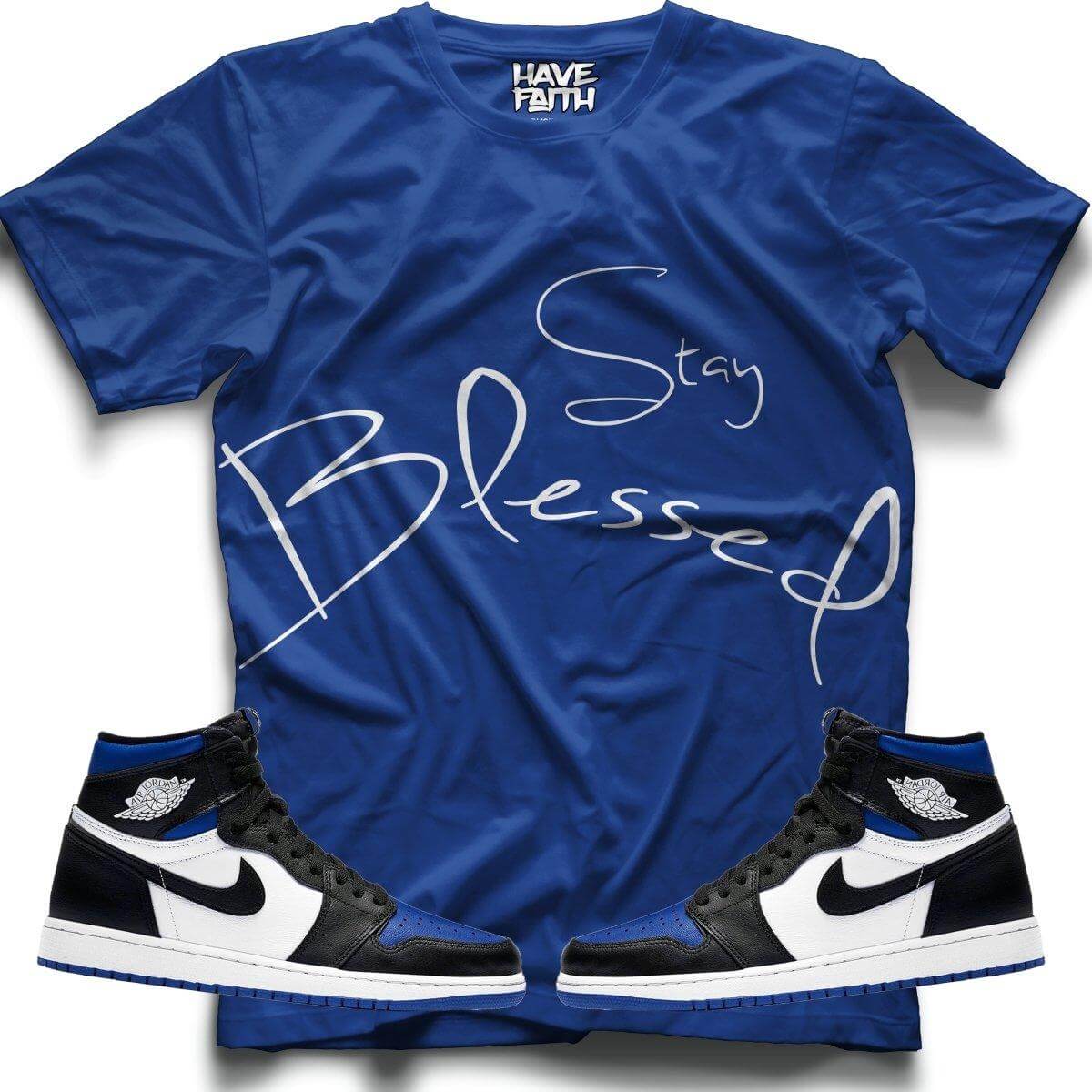 Stay Blessed (Royal Toe Retro 1's) T-Shirt