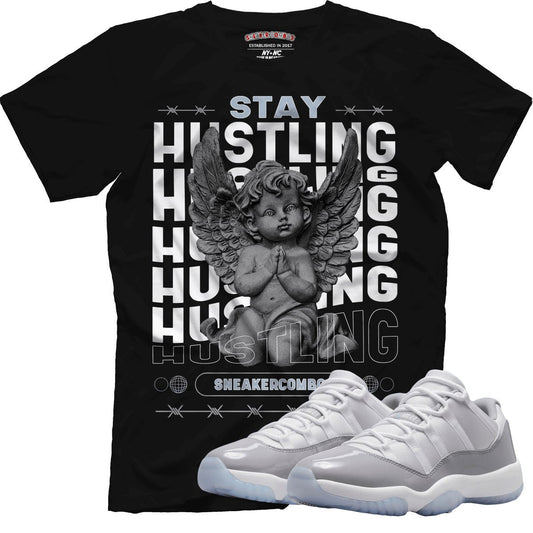 Stay Hustling (Air Jordan 11 Cement Grey) T-Shirt