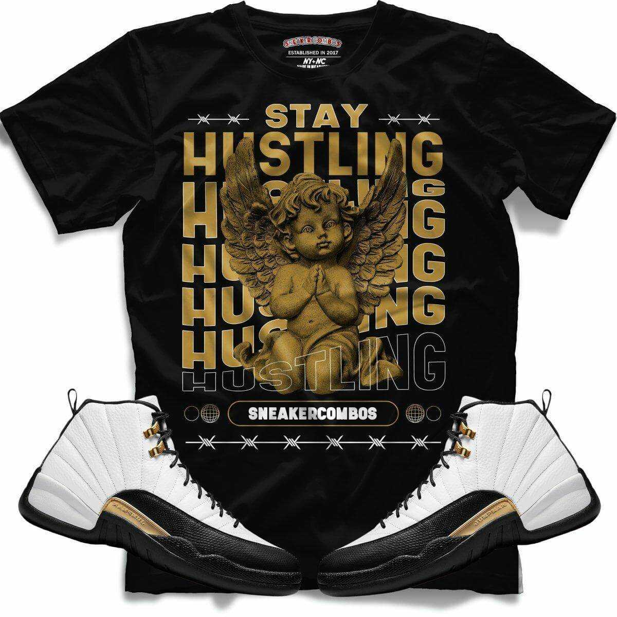 Stay Hustling (Retro 12 Royalty) T-Shirt