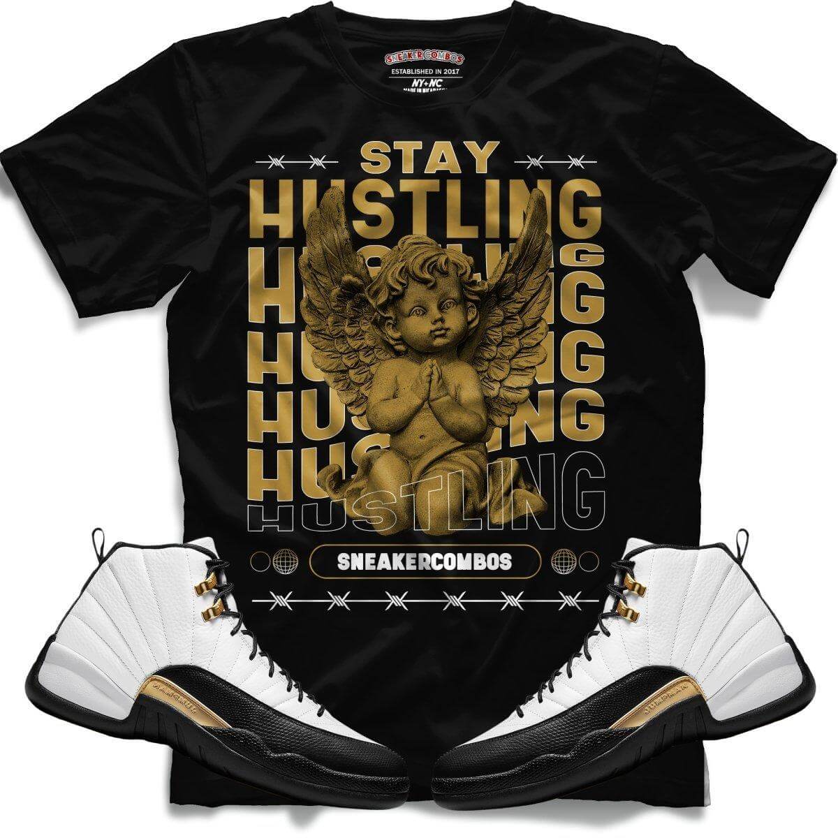 Stay Hustling (Retro 12 Royalty) T-Shirt