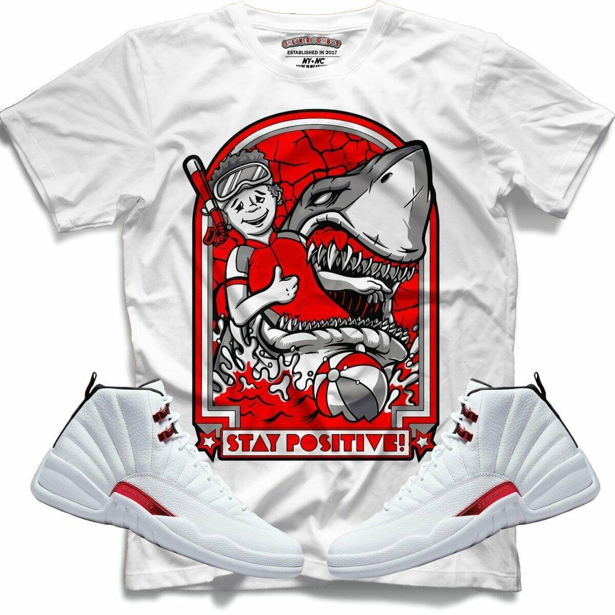 Stay Positive (Retro 12 Twist) T-Shirt