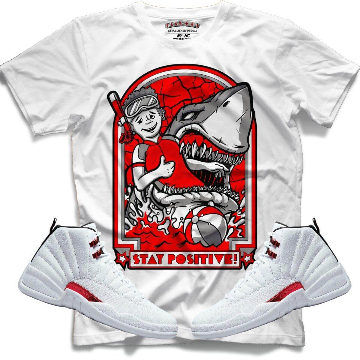 Stay Positive (Retro 12 Twist) T-Shirt