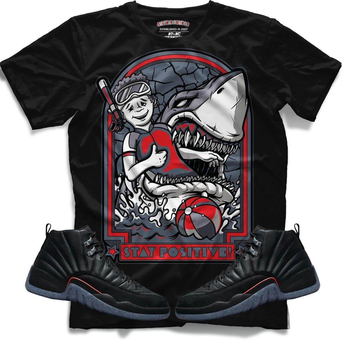 Stay Positive (Retro 12 Utility) T-Shirt